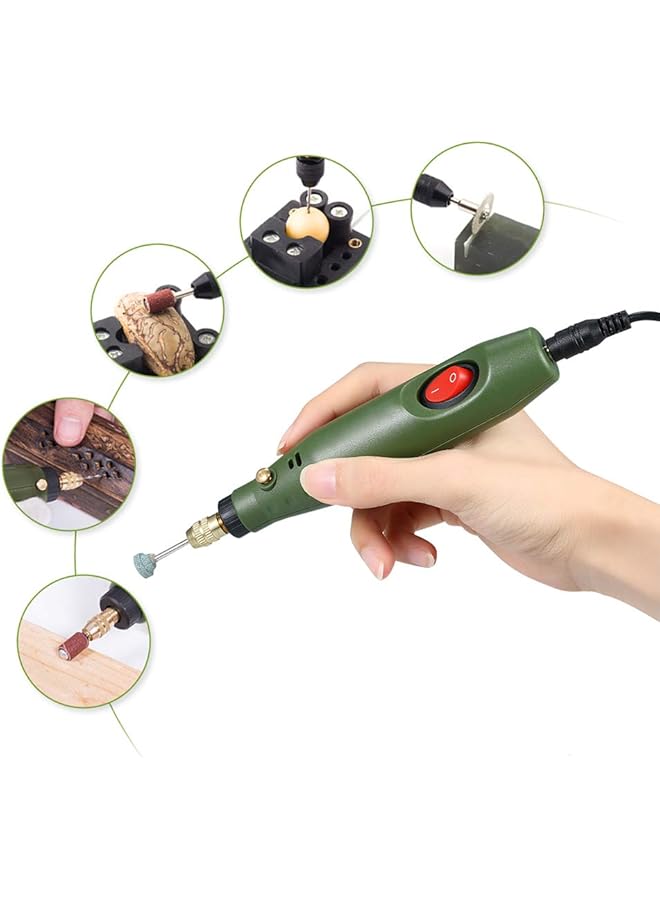 erorex Multi Functional Mini Electric Grinder Set Electric Drill Grinding Rotary Tool Kit For Milling Polishing Engraving - Image 2
