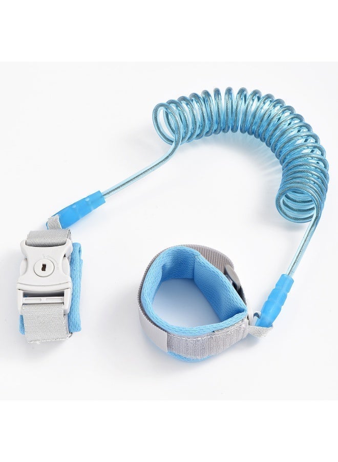 Toddler Anti Lost Safety Harness Walking Leash, Child Wrist Link with Key Lock, 2M Adjustable Kids Safety Leash, 360° Rotating Stretchable Rope, Comfortable Wristband for Baby Boys Girls, Travel, Shopping, Outdoor Walking - Image 4
