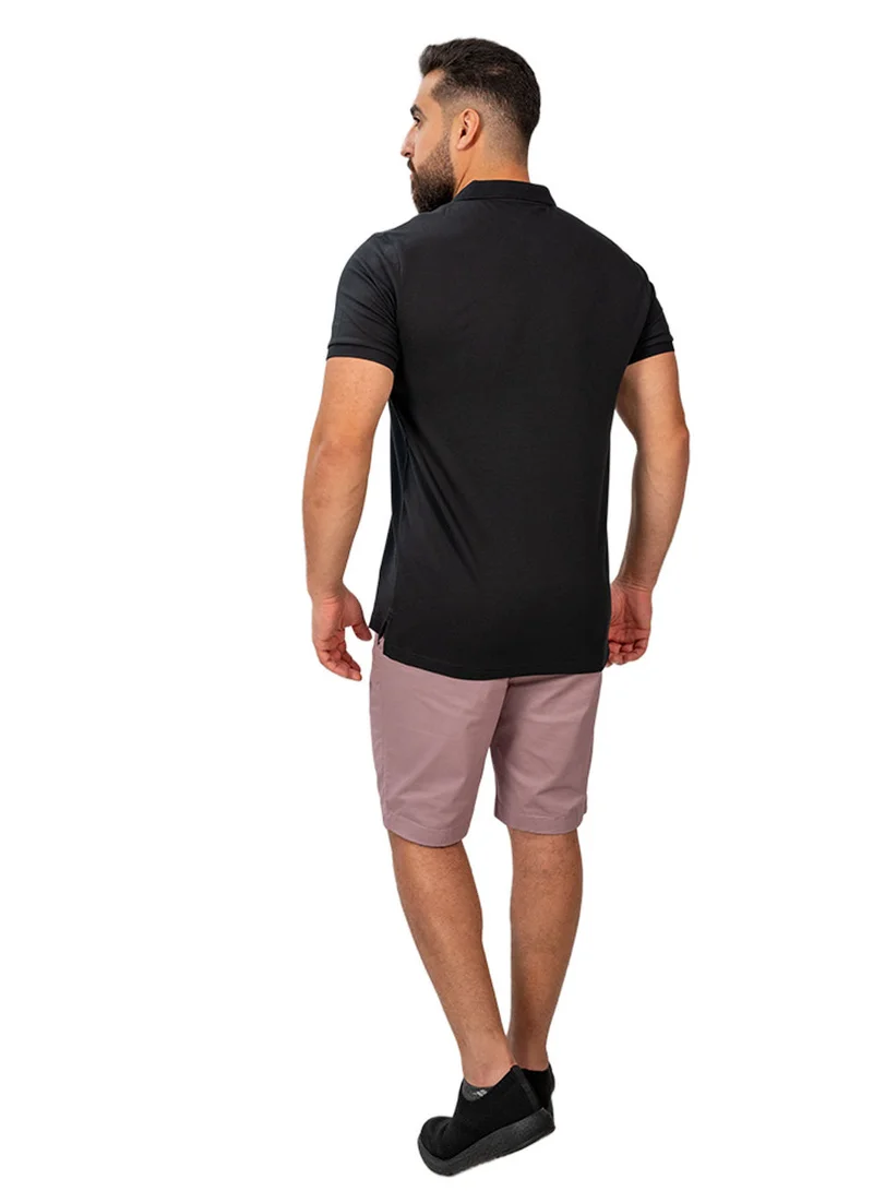 GIORDANO  Men's Cotton Twill Bermuda Shorts: Slim Fit, Elastic Waist, Ultimate Comfort for Men | Best Price UAE