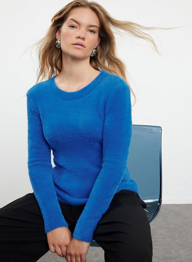 trendyol Saks Soft Textured Knitwear Sweater TWOAW25KZ00144 - Image 1