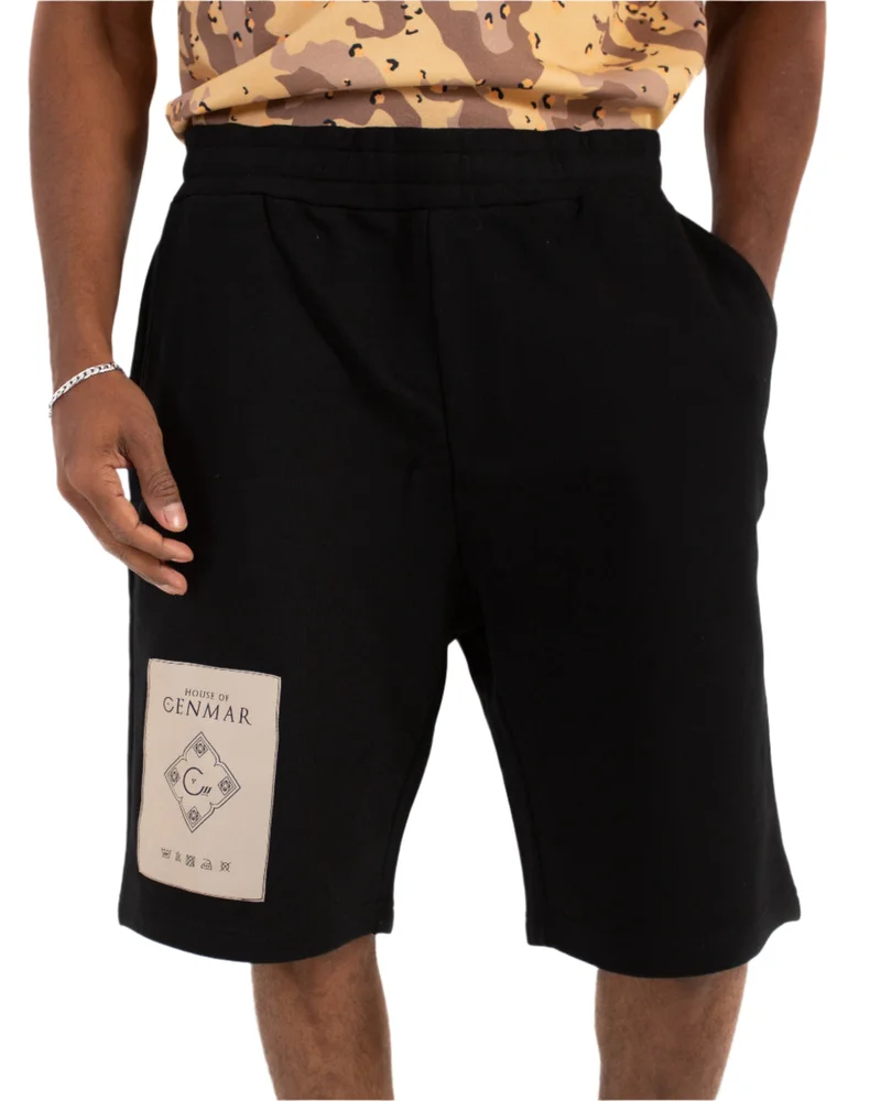 هاوس اوف سينمار Black Short With Cenmar Patch