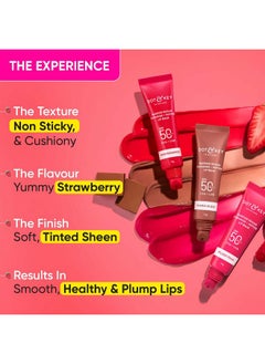 Dot & Key Dot&Key Ceramide&Peptide Barrier Repair Lip Balm Spf 50Pa+++|Red Romance|Uva/Uvb Lip Protection|Soft Tinted Lip Moisturizer|Boosts Collagen&Instantly Plumps Lip|Lip Balm For Women|10Gm  - Image 5