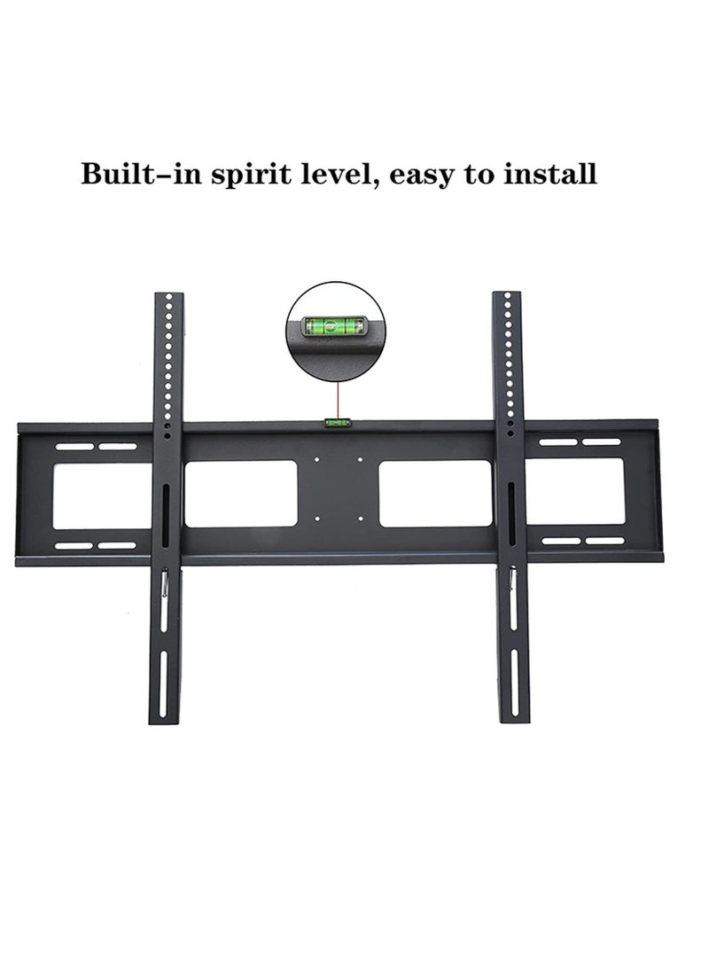 TV Mount Fixed TV Wall Mount Bracket Wall-mounted TV Stand with Spirit Level and Anti-drop Baffle Suitable for Most 60-100 Inch TVs Up to VESA 900x600mm - Image 4