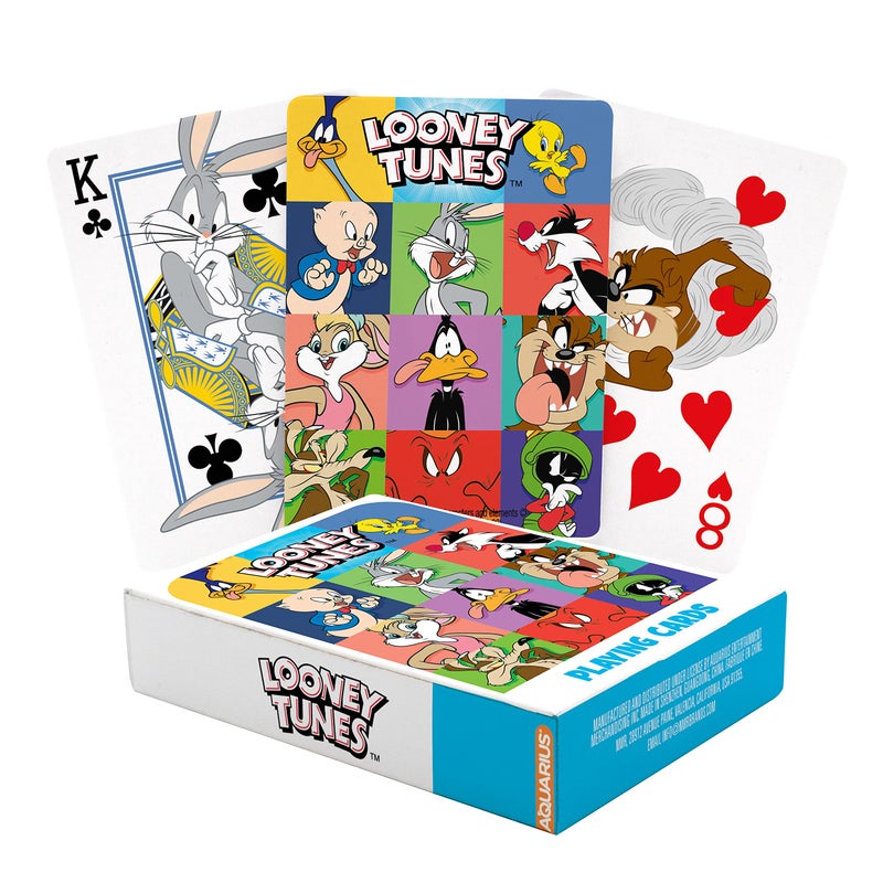 AQUARIUS Looney Tunes Playing Cards - Looney Tunes Themed Deck of Cards for Your Favorite Card Games - Officially Licensed Looney Tunes Merchandise & Collectibles - Image 1