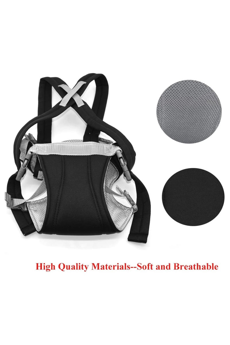 Star Babies Baby Carrier Adjustable Breathable Baby Carrier  - Black - Image 4