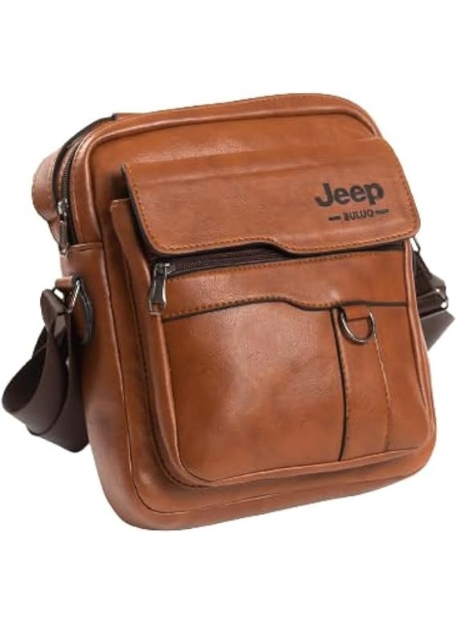 جيب شنطة كروس جلد رجالي من جيب - Image 1