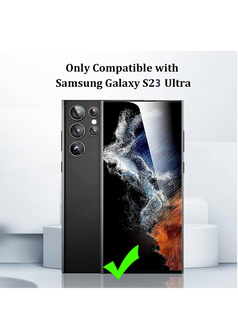 DUSALA [2+2Pack] Compatible for Samsung Galaxy S23 Ultra Screen Protector With Camera Lens Protector Tempered Glass HD Clear Anti Scratch No Bubble [2023] For Galaxy S23 Ultra (S23 Ultra) - Image 3