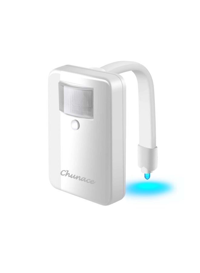 Chunace Toilet Bowl Night Light Motion Sensor, 16 Color Changing LED Gadgets for Bathroom Accessories Decor, Cool Gag Stuff for Men, Kids, Funny Stocking Stuffer Gifts 2025 - Image 2