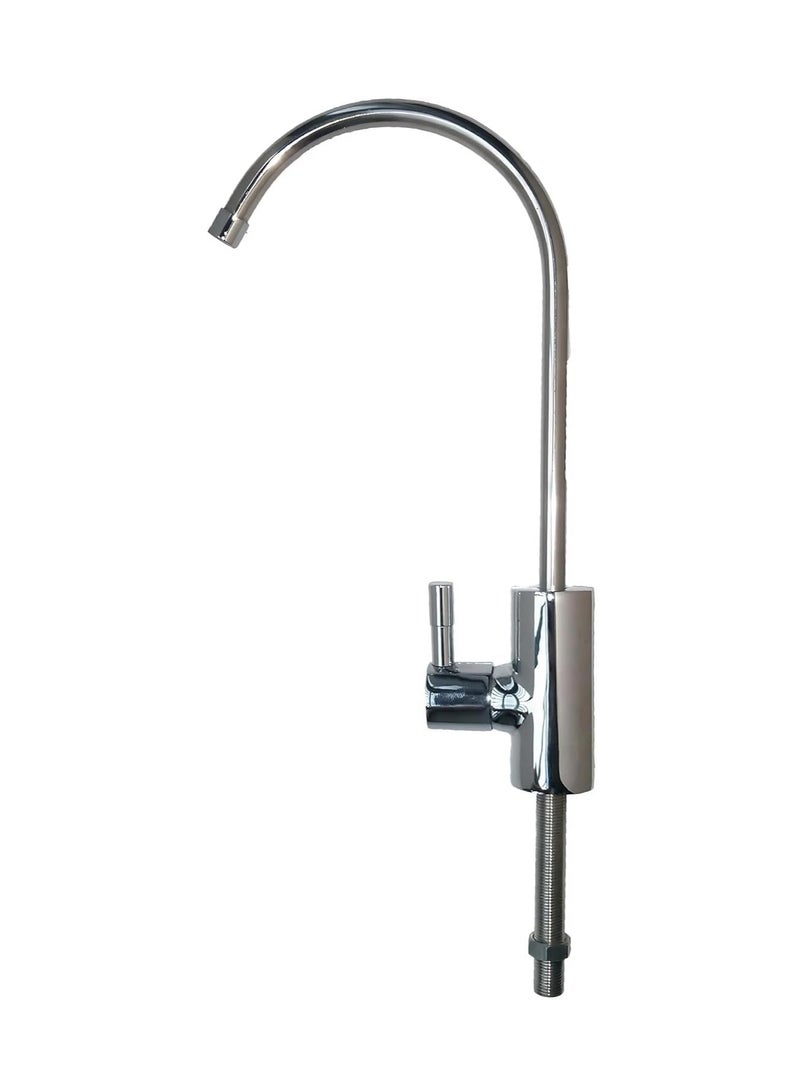 صنبور فلتر تحلية مياه مع بزبوز دوار 360 درجة – تصميم عصري بلمسة نهائية من الكروم عالي الجودة ومثالي لجميع أنظمة التعقيم والتصفية - Image 1