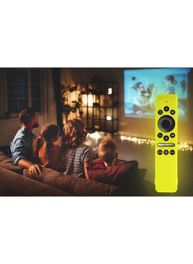 AKSHFETH Silicone Case for Samsung Smart TV Remote Cover BN59-01312A/BN59-01312B Silicone Protective Cover Compitable with Samsung Remote BN59 Series with Lanyard (Glow Green) - Image 5