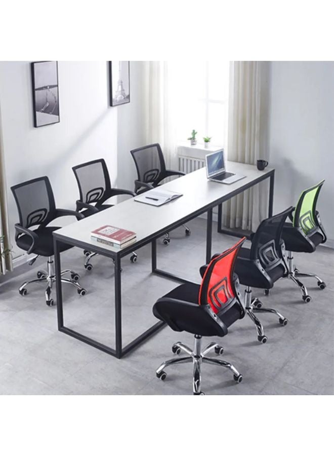 Karnak Mesh Executive Office Home Chair 360Â° Swivel Ergonomic Adjustable Height Lumbar Support Back - Color (Black) - Image 5