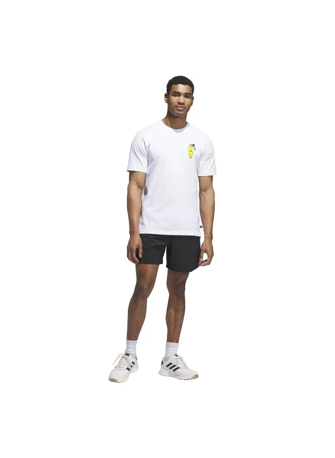 adidas M Chip Nyc T White Graphic Tee (Short Sleeve) T-Shirts For Men