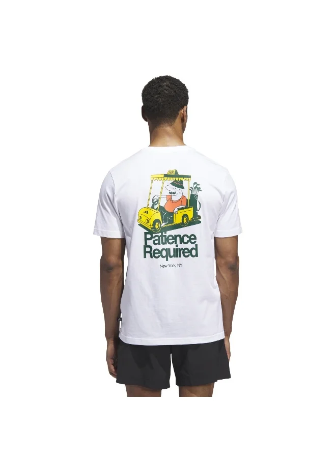 adidas M Chip Nyc T White Graphic Tee (Short Sleeve) T-Shirts For Men