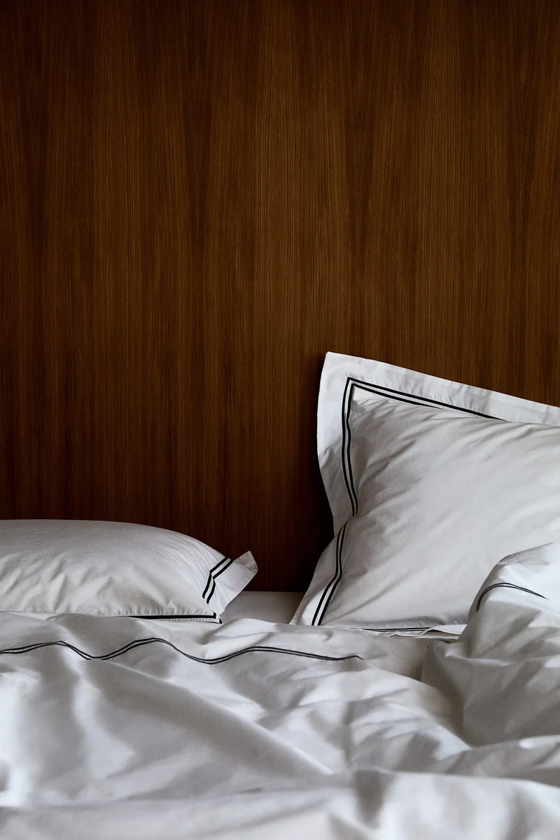 H&M Cotton percale duvet cover set