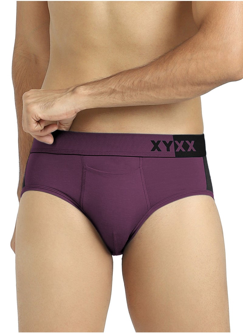 XYXX - Pack of 3 Dualist Intellisoft Micro Modal Color Blocked Colorblock Men Brief - Image 1