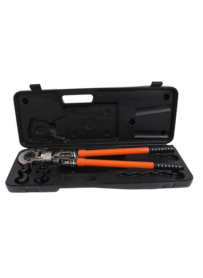 LAWAZIM Pipe Tube Crimper -16-32mm- Hydraulic Tube Crimping Tool with Interchangeable Dies Jaws and Ergonomic Non-Slip Grip for Plumbing, HVAC Copper and Stainless Steel Pipes - Includes Carrying Case - Image 1