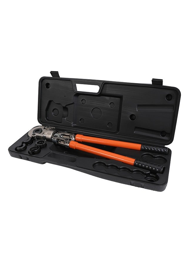 LAWAZIM Pipe Tube Crimper -16-32mm- Hydraulic Tube Crimping Tool with Interchangeable Dies Jaws and Ergonomic Non-Slip Grip for Plumbing, HVAC Copper and Stainless Steel Pipes - Includes Carrying Case - Image 2