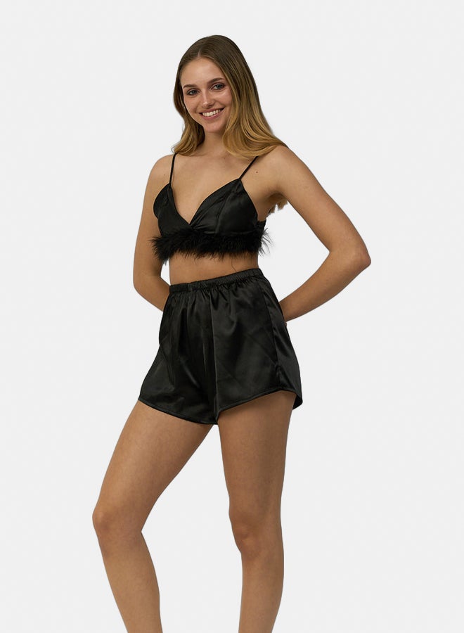 Carina Pyjama Shorts with Bra Top  - Image 2