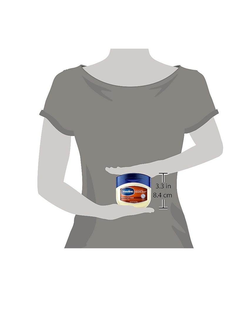 Vaseline - Vaseline Rich Moisturizing Cocoa Butter Healing Jelly, Dermatologist Tested, Nourishing Cocoa Butter, Moisturizes and Relieves Dull, Dry Skin, Soothing & Gentle, 13 oz and 7.5 oz, Pack of 2 with box - Image 1