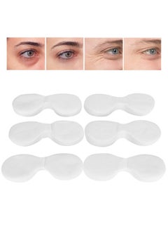 Ymiko Disposable Eye Mask,600Pcs Disposable Cotton Diy Eye Mask Paper Beauty Salon Eye Mask Sheet For Moisturizing  - Image 4