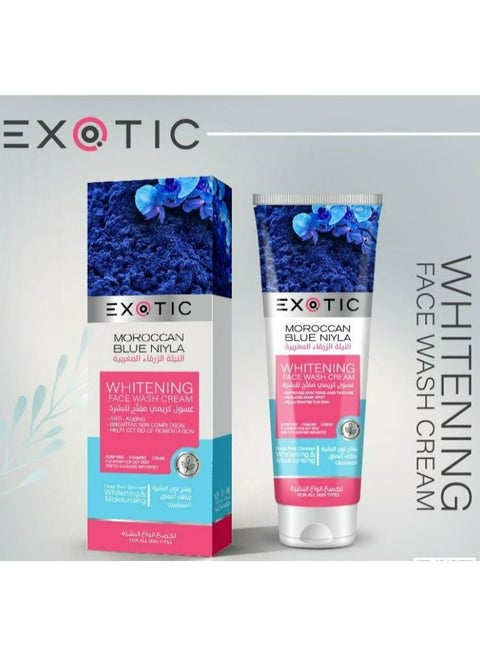 Whitening FACE WASH CREAM MOROCCAN BLUE NIYLA 100 ML