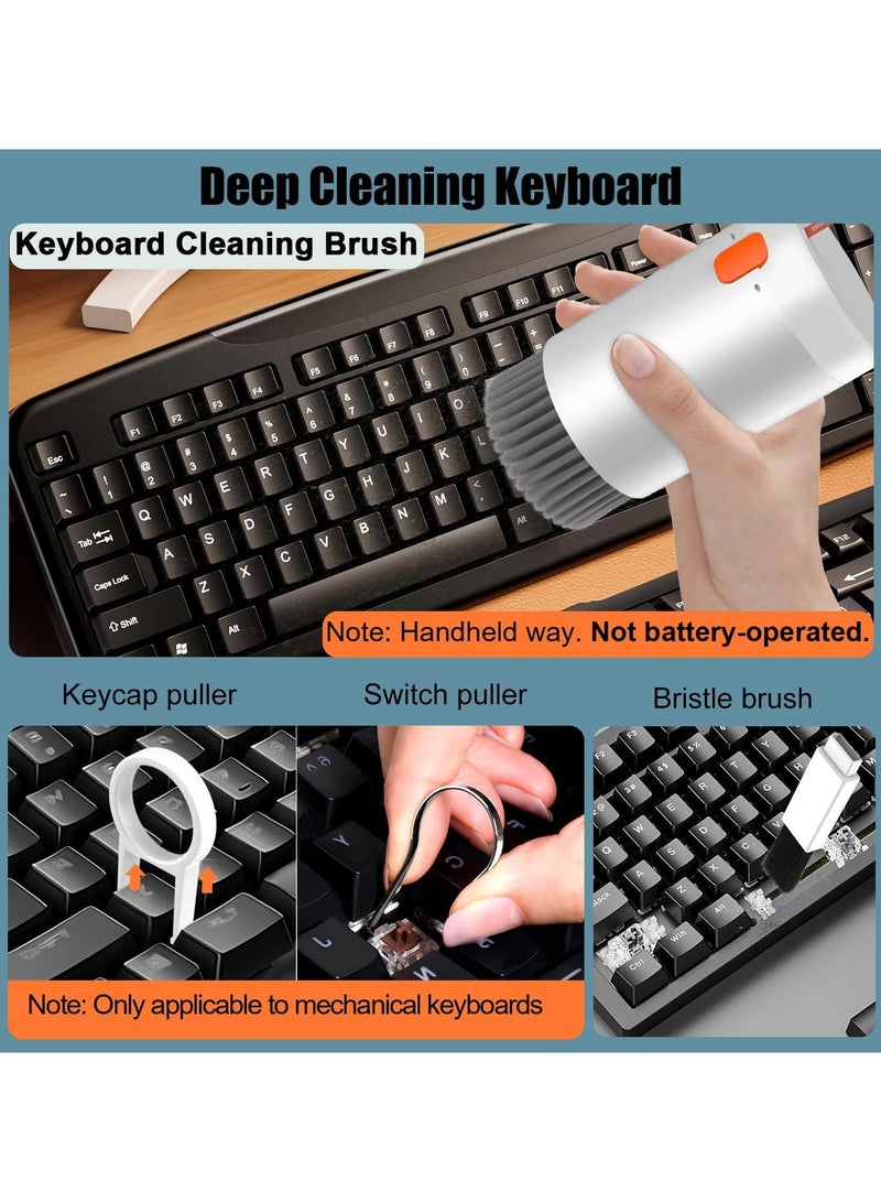 20 in 1 cleaning kit Laptop Keyboard Earbud Screen Cleaner Easy Clean Hard-to-Touch Places Earbud Cleaning Kit Tool Multi - Function Cleaning Pen for Earbuds - Image 2