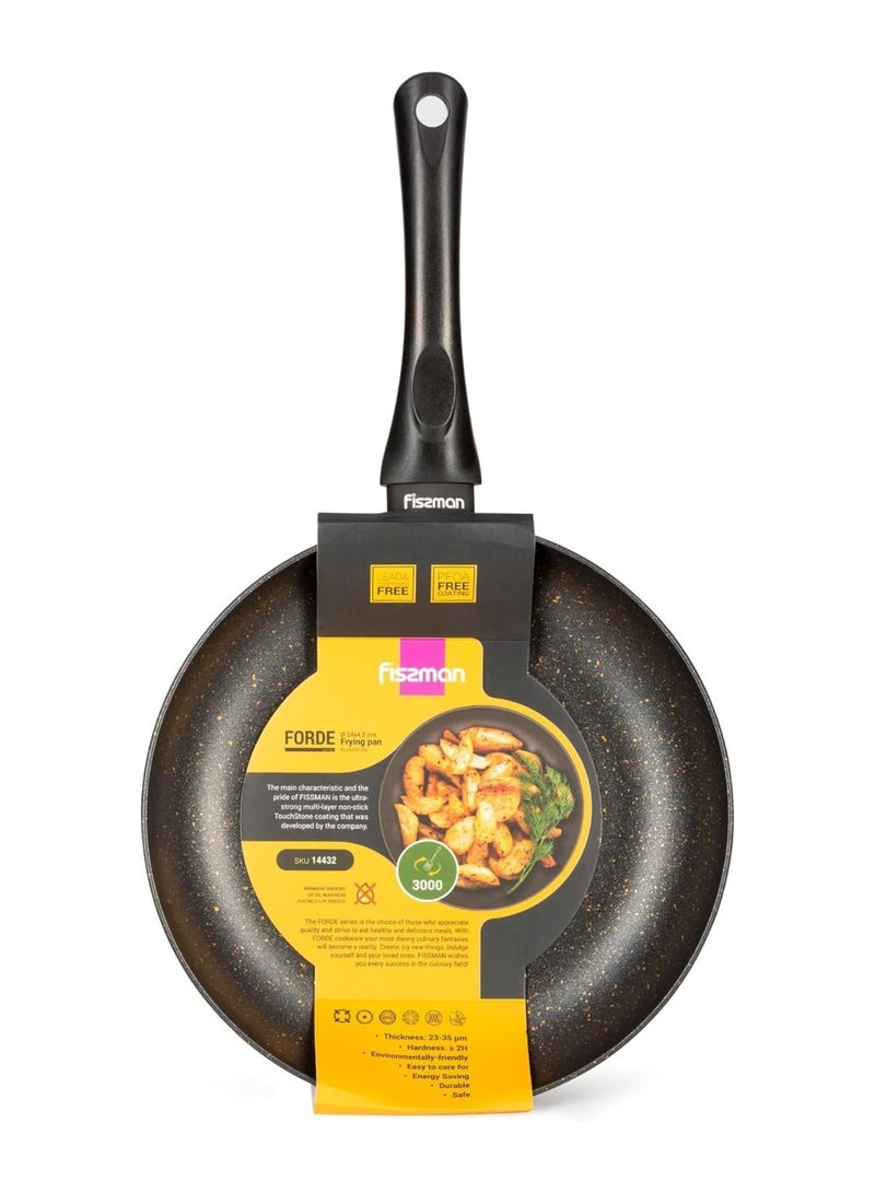 Fissman مقلاة 24 سم، ألمنيوم بطبقة غير لاصقة من حجر اللمس، سلسلة فورد، قاعدة مناسبة للطبخ بالحث - Image 5