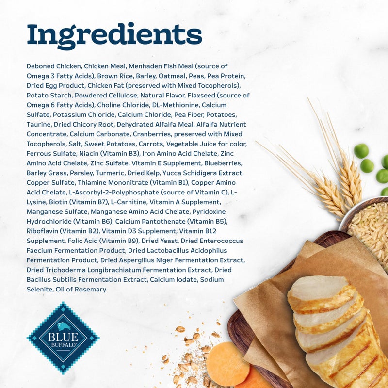 Blue Buffalo Tastefuls Natural Dry Food for Adult Indoor Cats, Chicken & Brown Rice Recipe, 7-lb. Bag - Image 5