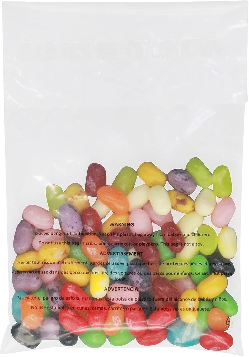 PolyPackers – 8” x 10” (1000 Count) Self Seal Clear Poly Bags with Suffocation Warning – Permanent Adhesive – FBA Compliant for Packaging Clothes, Shirts and More - 1.5mil LDPE Plastic - Image 5