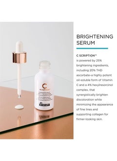 Dr. Brandt Skincare Dr. Brandt C Scription. Concentrated Vitamin C Serum to Brighten Skin, Fade Dark Spots, Improve Fine Lines and Boost Collagen. Made with 20% C-THD Ascorbate (0.5 oz) 