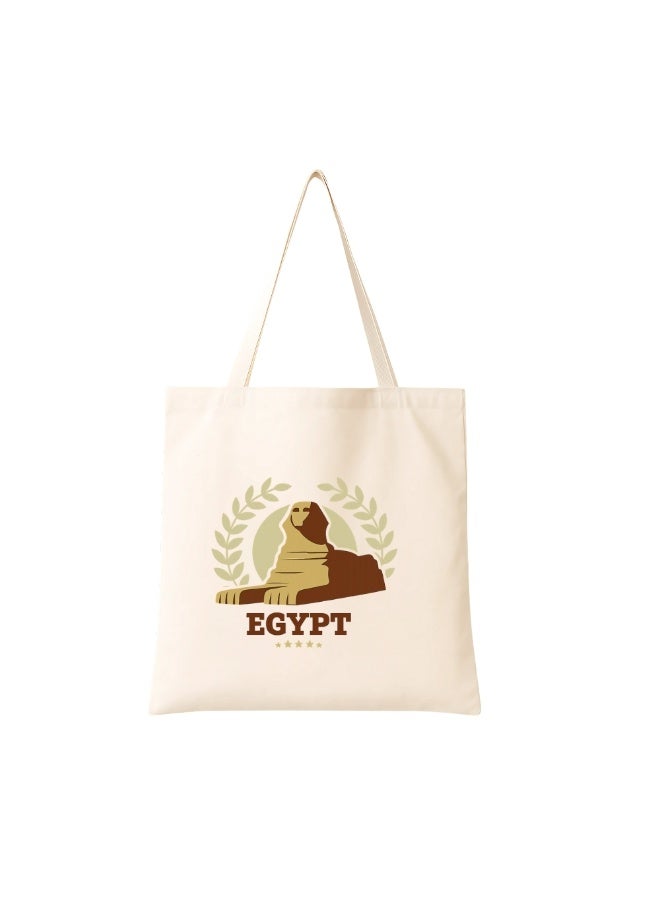 PRINTSHOP4ME Celebrate Egypt's National Day And Independence Day With This Canvas Tote Bag-Gift For Any Egyptian-Great Gift And Travel Companion-Perfect For Shopping And Everyday Use - Image 1