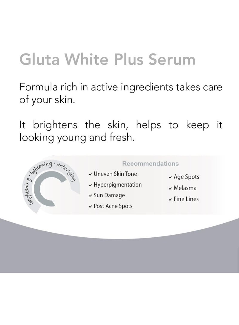 Novaclear Gluta White Plus Serum with Glutathione, Retinol & Vitamin C – Brightening, Anti-Wrinkle & Skin Perfecting Serum – 50 ml - Image 4