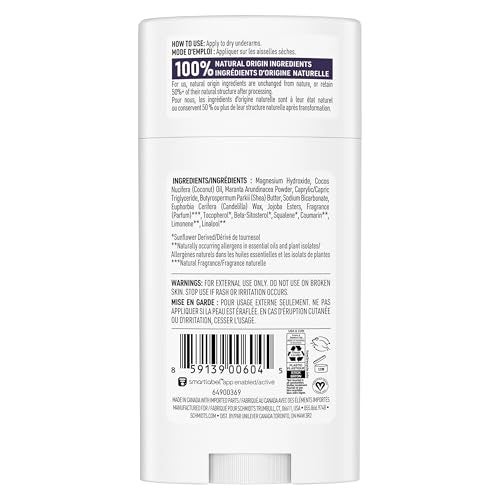 Schmidt's Schmidts AluminumFree Vegan Deodorant Lavender Sage with 24 Hour Odor Protection for Women and Men Natural Ingredients CrueltyFree 265 oz - Image 3