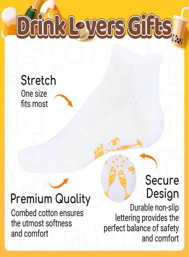 Happy Pop HAPPYPOP Funny Champagne Socks for Women - Crazy Gifts for Champagne Lovers, Drink Socks for Her - Image 4