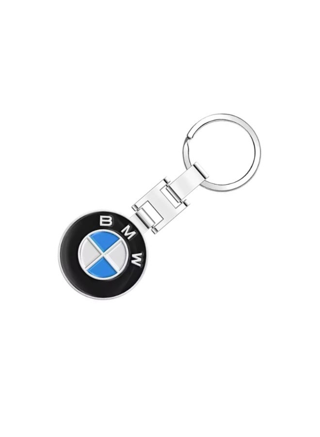 سلسلة مفاتيح معدنية بشعار سيارة BMW، قلادة من الفولاذ المقاوم للصدأ، سلسلة مفاتيح - Image 3
