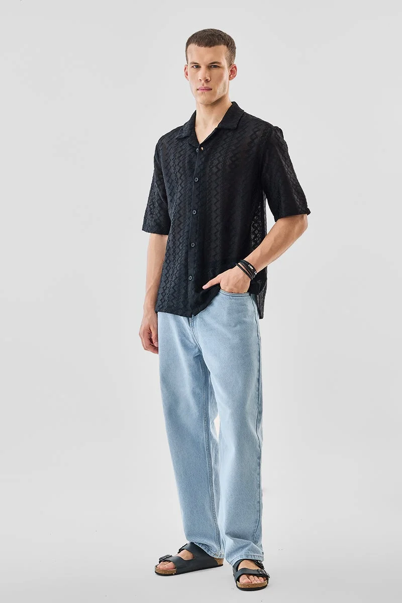 SNITCH Jacquard Box Fit Shirt