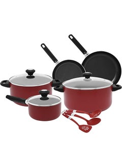 Prestige طقم أواني الطهي الكلاسيكية 11 قطعة مع غطاء زجاجي  - Image 1