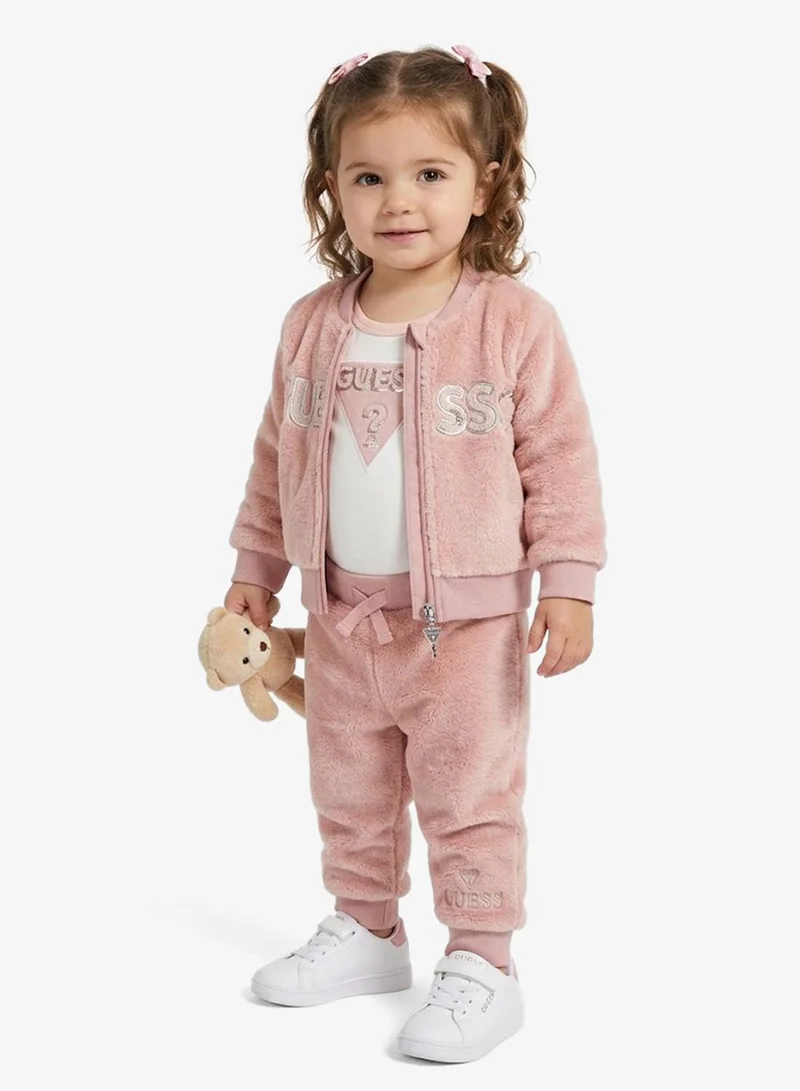 GUESS Kids Sweatshirt and bodysuit and Pant Set