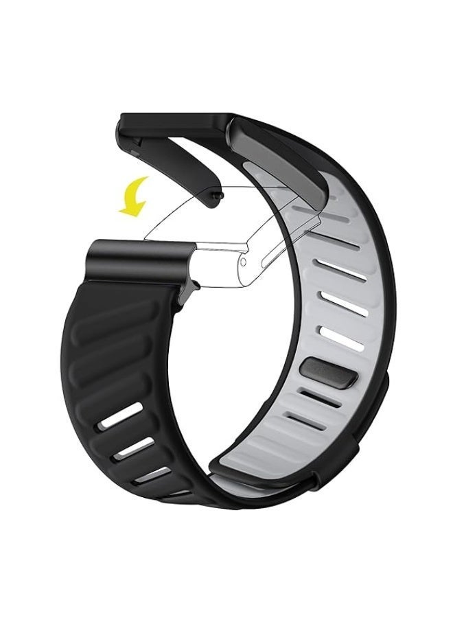 سوار معصم بديل من السيليكون متوافق مع حزام Whoop Band 4.0 فائق النعومة ومقاوم للماء والعرق، ناعم الملمس ومرن من السيليكون، جودة ممتازة، مريح - Image 1