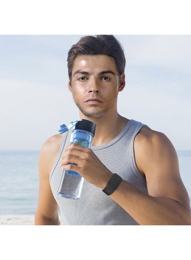 سوار معصم بديل من السيليكون متوافق مع حزام Whoop Band 4.0 فائق النعومة ومقاوم للماء والعرق، ناعم الملمس ومرن من السيليكون، جودة ممتازة، مريح - Image 4