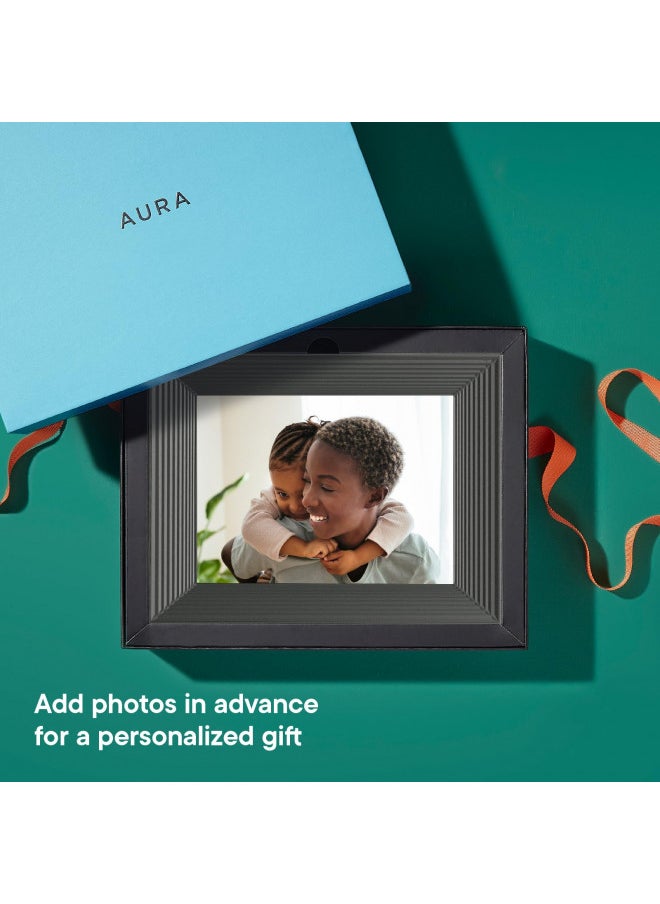 Aura Mason WiFi Digital Picture Frame | The Best Digital Frame for Gifting | Send Photos from Your Phone | Quick, Easy Setup in Aura App | Free Unlimited Storage | Graphite
