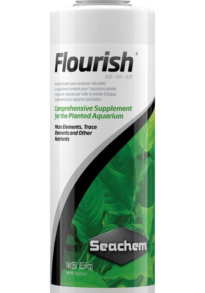 Seachem Flourish 250 ml Comprehensive Fertilizer Supplement for Planted Aquariums