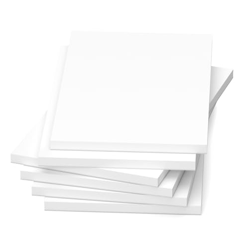 Zaviko Note Pads 4x6, 6 Pack Mini Blank Notepad 4x6, Small Notepads 4x6 Paper Pads, Scratch Pads 4x6 Small Pads of Paper, Memo Pads 4x6, White Server Note Pad Paper, Small Pocket Notebook 4x6, 50 Sheets/Pad - Image 1