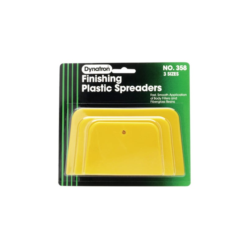 3M Dynatron, 358, 1 Pack of 3 Spreaders, 4â€, 5â€ and 6â€, Used for Spreading of Fillers, Caulks, Glazes and Putties - Image 1