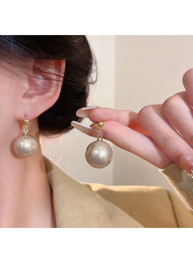 Goolsky French Style Pearl Stud Earrings - Niche Vintage High-End Versatile Ear Jewelry - Image 1