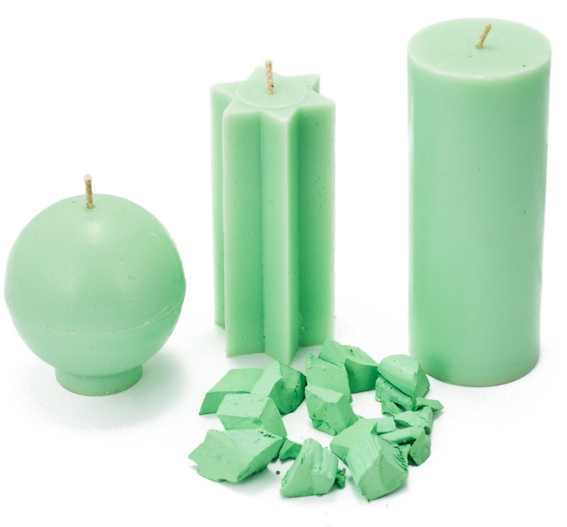 Candle Shop Pastel Green Candle Dye 2oz for Soy Candle Making – Candle Shop Premium Color Dye Blocks for Soy Wax, Beeswax, Paraffin - Candle Wax Dyes - Image 2