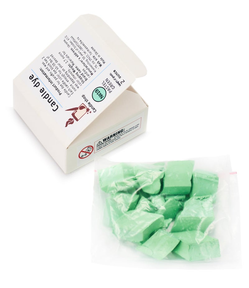 Candle Shop Pastel Green Candle Dye 2oz for Soy Candle Making – Candle Shop Premium Color Dye Blocks for Soy Wax, Beeswax, Paraffin - Candle Wax Dyes - Image 5