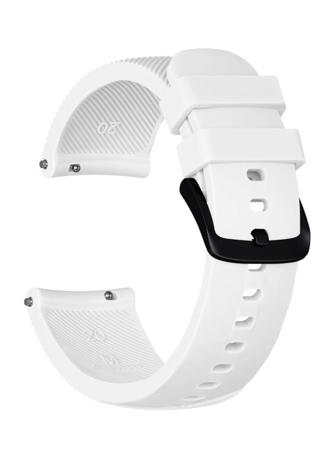 NIBEMINENT Replacement Strap For Huami Amazfit Bip Lite Version 20 mm White  - Image 1