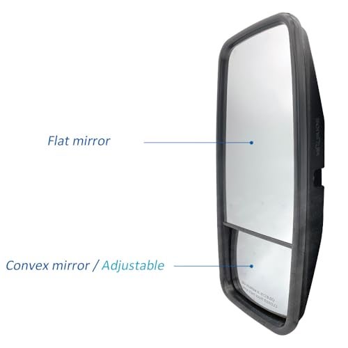 Boursin Side Door Mirror Lh For Isuzu Truck NPR NPR-HD NPR-XD NQR NRR Chevrolet GMC W3500 W4500 W5500 4JJ1 4HK1 Diesel Gas 2008-2024 (No-heated) Driver Side - Image 2