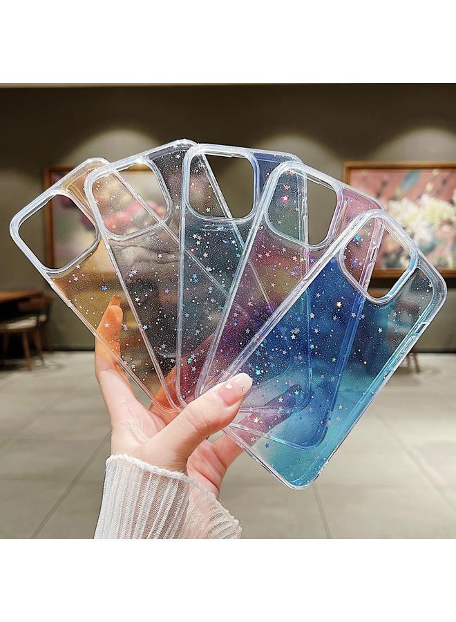 S-TOP Case For iPhone 15 Ink Smudged Glitter TPU Phone Case - Image 3